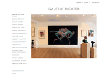 Tablet Screenshot of galerie-richter.de